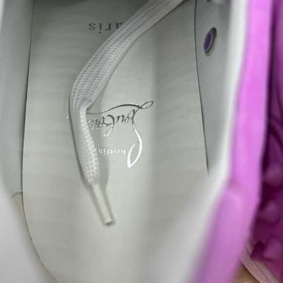 Women's Christian Louboutin viera flat sneaker size 39 made in Italy - Picture 9 of 11